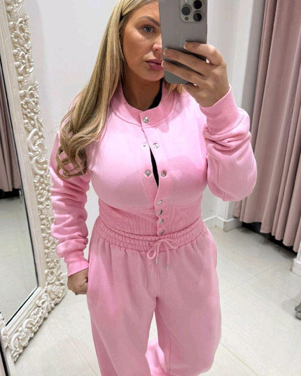 Bettina ~ Fleece Lined Lounge Set ~ Compression Waistband