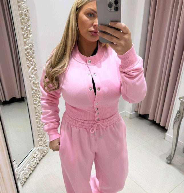 Bettina ~ Fleece Lined Lounge Set ~ Compression Waistband