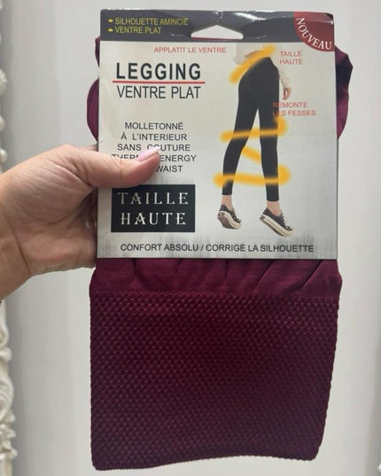 Fleece Lined High Waisted Tummy Control Leggings Sizes 8 - 22