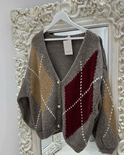 Suzie ~ Soft Knitted Over Sized Grandad Style Cardigan