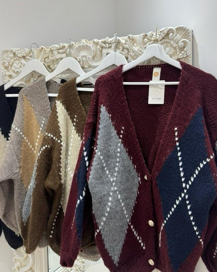 Suzie ~ Soft Knitted Over Sized Grandad Style Cardigan