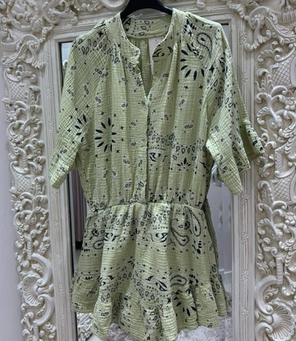 Reagan  ~ Cheesecloth Play Suit