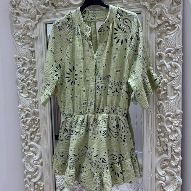 Reagan  ~ Cheesecloth Play Suit