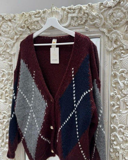 Suzie ~ Soft Knitted Over Sized Grandad Style Cardigan