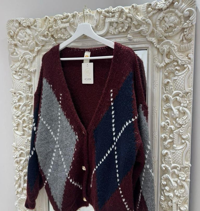 Suzie ~ Soft Knitted Over Sized Grandad Style Cardigan