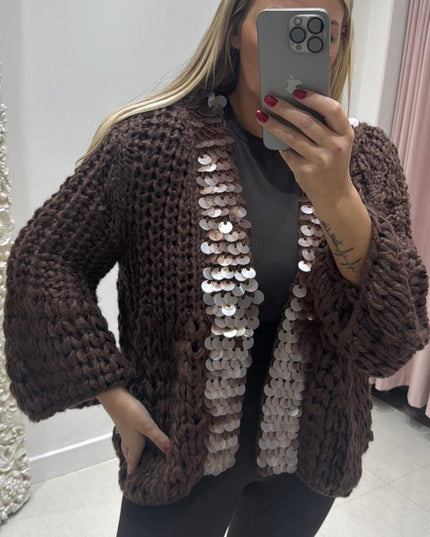 Amie  ~ Luxury Handmade Crochet Knit Cardigan