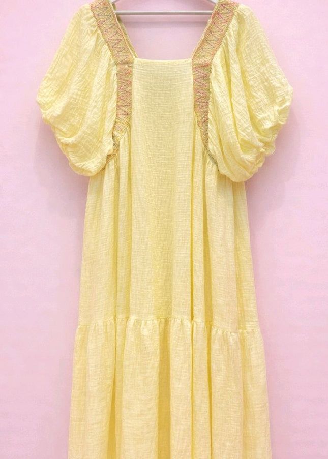 Cindy ~ Pastel Tiered  Maxi Dress