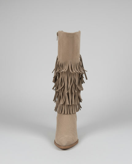 Dixie ~  Suede Knee High Western Style Boots