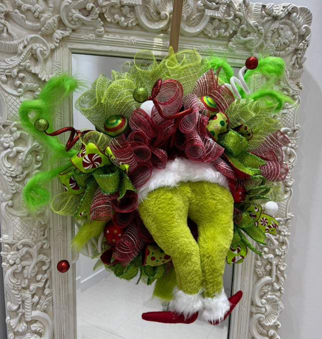 The Grinch Christmas Wreath