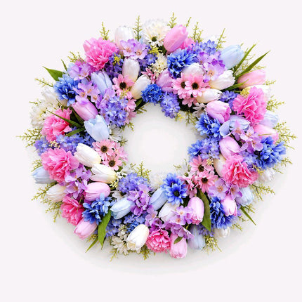 Large Summer Flower Wreath