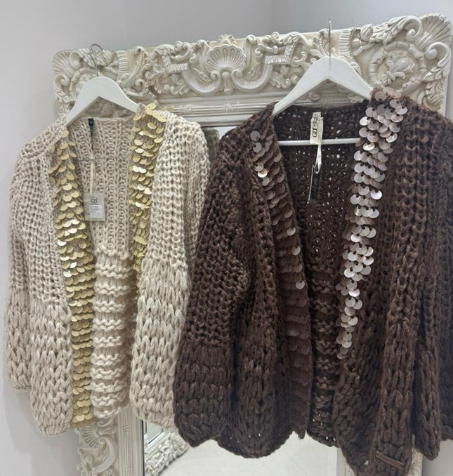Amie  ~ Luxury Handmade Crochet Knit Cardigan