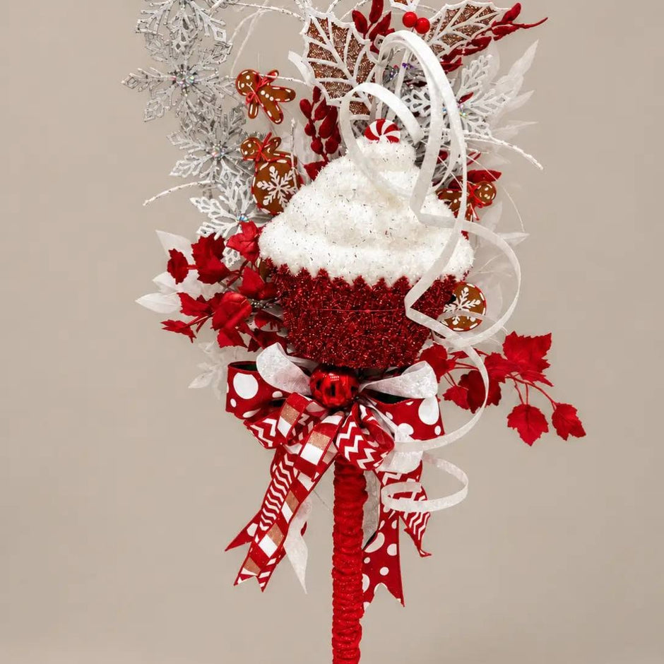 Candy Cane Large Xmas Tree Topper – Pretty Dollz Uk