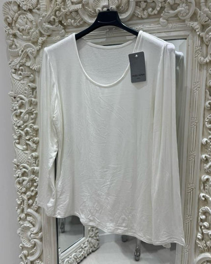 Ellie ~ Basic Fleece Lined Long Sleeved Top