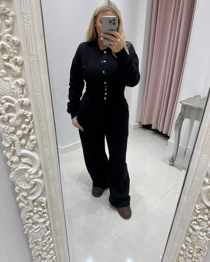 Bettina ~ Fleece Lined Lounge Set ~ Compression Waistband