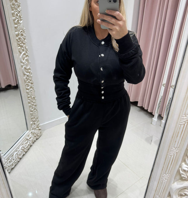 Bettina ~ Fleece Lined Lounge Set ~ Compression Waistband