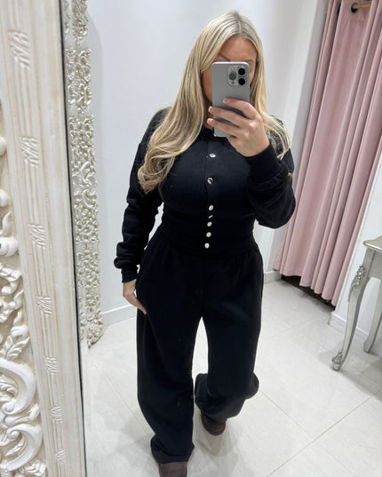 Bettina ~ Fleece Lined Lounge Set ~ Compression Waistband