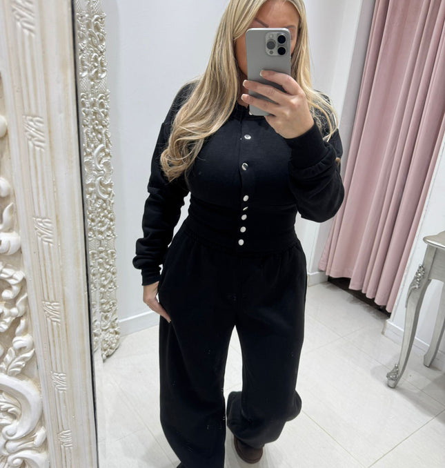 Bettina ~ Fleece Lined Lounge Set ~ Compression Waistband