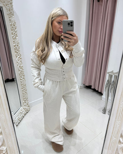 Bettina ~ Fleece Lined Lounge Set ~ Compression Waistband