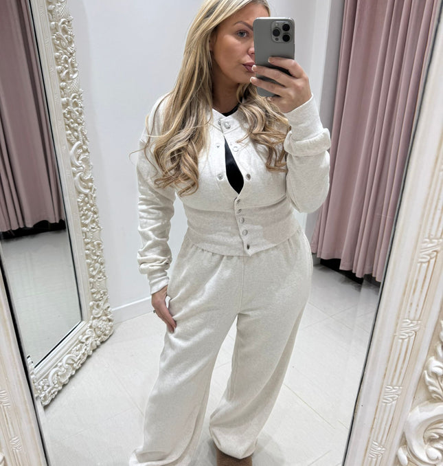 Bettina ~ Fleece Lined Lounge Set ~ Compression Waistband