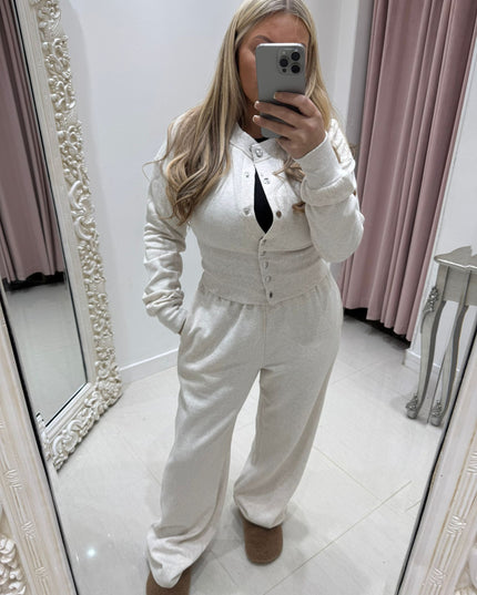 Bettina ~ Fleece Lined Lounge Set ~ Compression Waistband