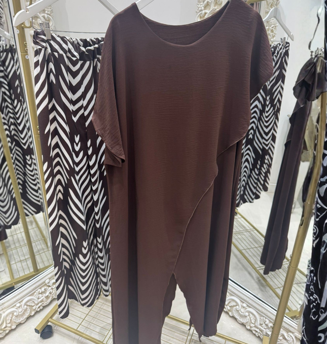 Chantelle ~ Loose Flowing Long Top & Wide Leg Trousers