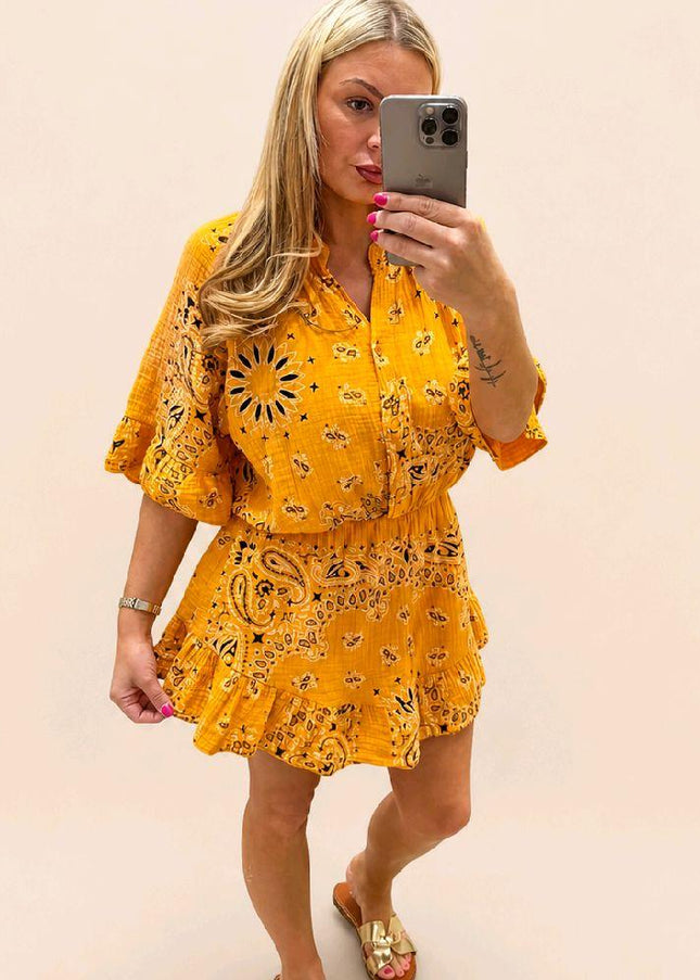 Reagan  ~ Cheesecloth Play Suit