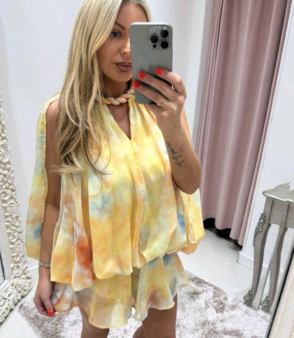 Elsie  ~ Flowy Top & Skort Co-Ord Set ~ 3 Colours