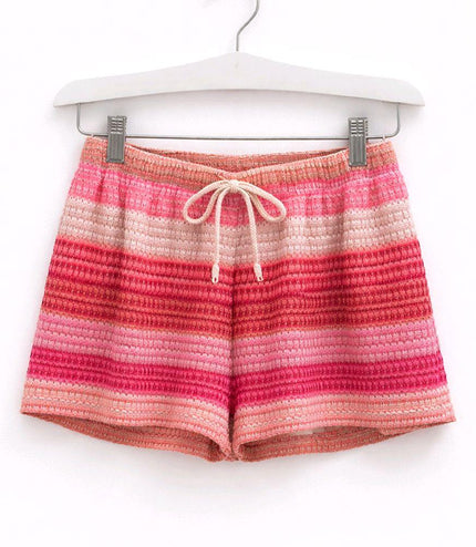 Hallie ~ Pink Striped Shorts