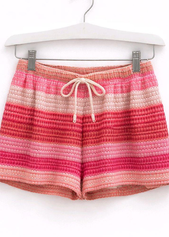 Hallie ~ Pink Striped Shorts
