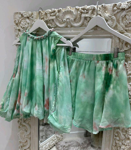 Elsie  ~ Flowy Top & Skort Co-Ord Set ~ 3 Colours