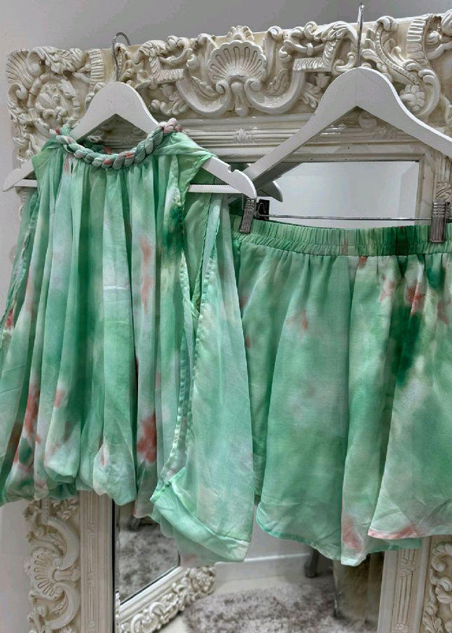 Elsie  ~ Flowy Top & Skort Co-Ord Set ~ 3 Colours