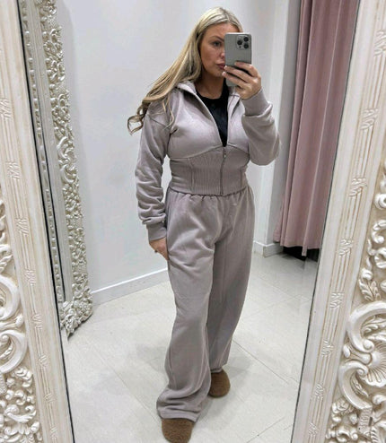 Jodie  ~   Fleece Lined Lounge Set