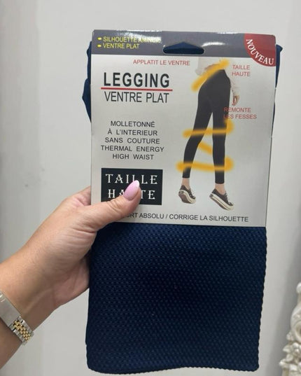 Fleece Lined High Waisted Tummy Control Leggings Sizes 8 - 22