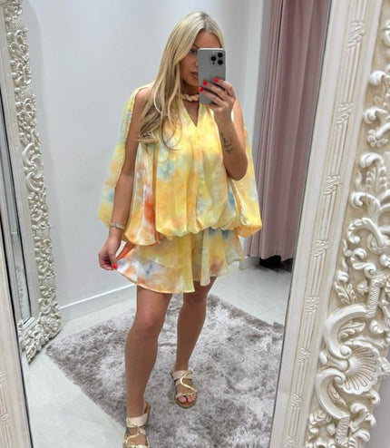 Elsie  ~ Flowy Top & Skort Co-Ord Set ~ 3 Colours
