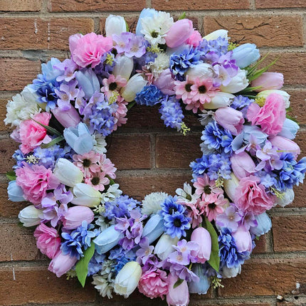 Large Summer Flower Wreath