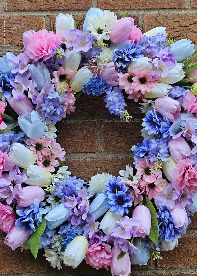 Large Summer Flower Wreath