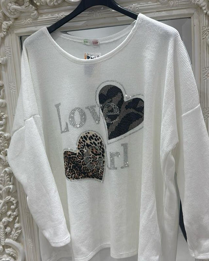 Asyha ~ Cord Fabric Top With Diamante Detail