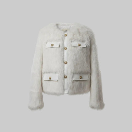 Lucinda ~ Luxury Faux Fur Trophy Jacket