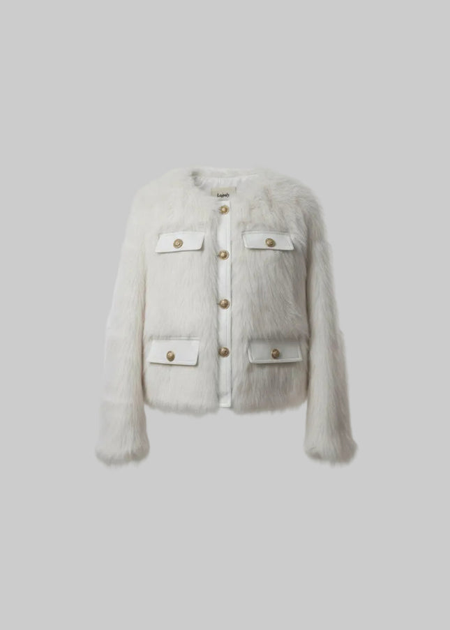 Lucinda ~ Luxury Faux Fur Trophy Jacket