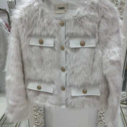 Lucinda ~ Luxury Faux Fur Trophy Jacket