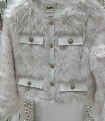 Lucinda ~ Luxury Faux Fur Trophy Jacket