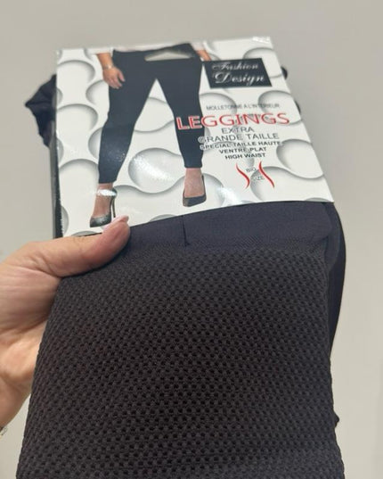 Fleece Lined High Waisted Tummy Control Leggings Sizes 8 - 22
