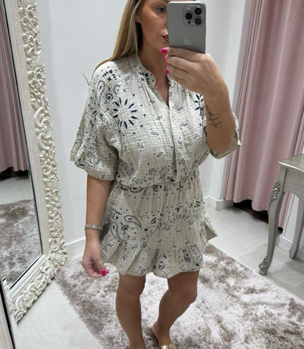 Reagan  ~ Cheesecloth Play Suit