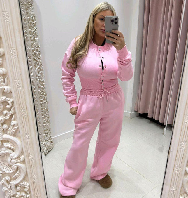 Bettina ~ Fleece Lined Lounge Set ~ Compression Waistband