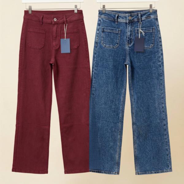 Keira ~ Viral Wide Leg Stretch Jeans