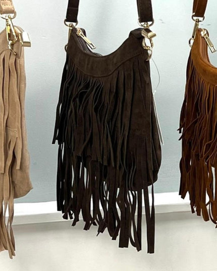 Kimberley ~ Faux Suede Cross Body Bag