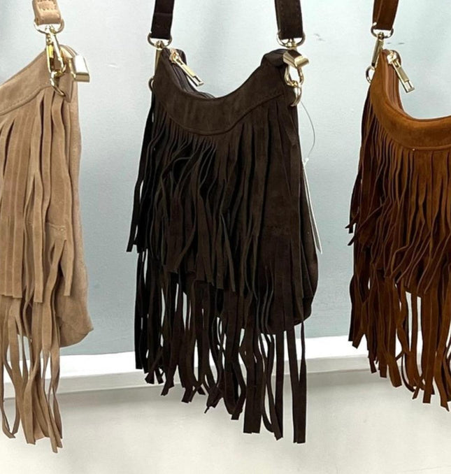 Kimberley ~ Faux Suede Cross Body Bag