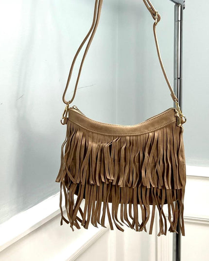 Kimberley ~ Faux Suede Cross Body Bag