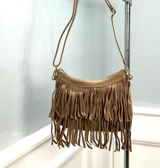 Kimberley ~ Faux Suede Cross Body Bag