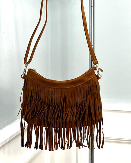 Kimberley ~ Faux Suede Cross Body Bag
